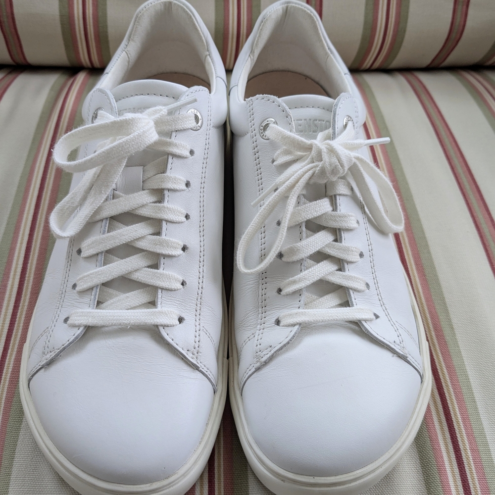 Birkenstock Bend Low White Leather Sneakers